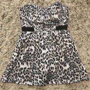 Leopard print Grass collection dress